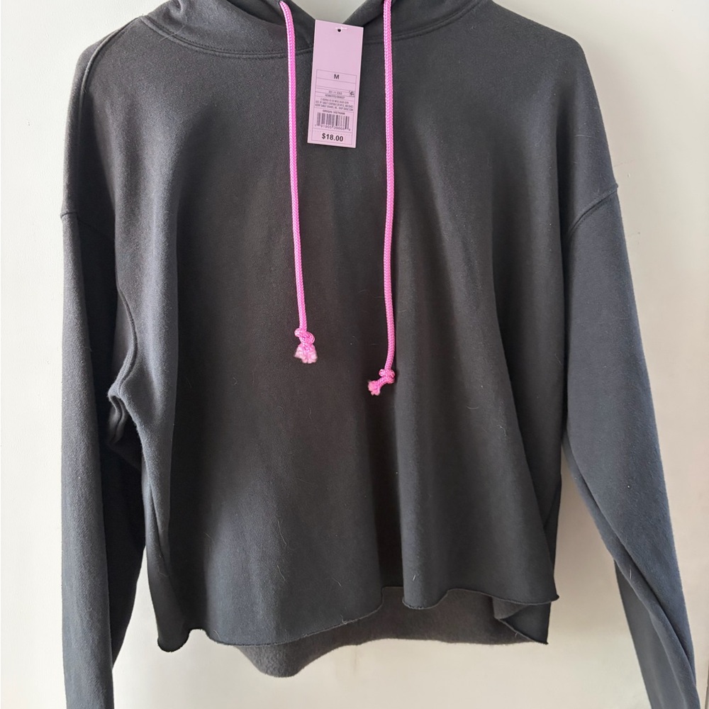 Target Black Hoodie with Pink Accents